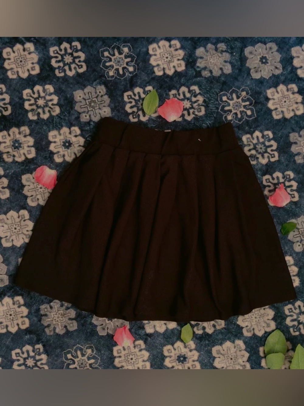 Women’s Black Circle Skirt - Flattering A-Line Skater Style